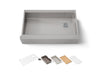 KOHLER K-33657-PC Strive 35-1/2" undermount single-bowl farmhouse workstation kitchen sink