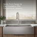 Kohler Strive 35-1/2" undermount single-bowl farmhouse workstation kitchen sink