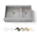 Kohler Strive Smart Divide 35-1/2â€ undermount double-bowl farmhouse workstation kitchen sink