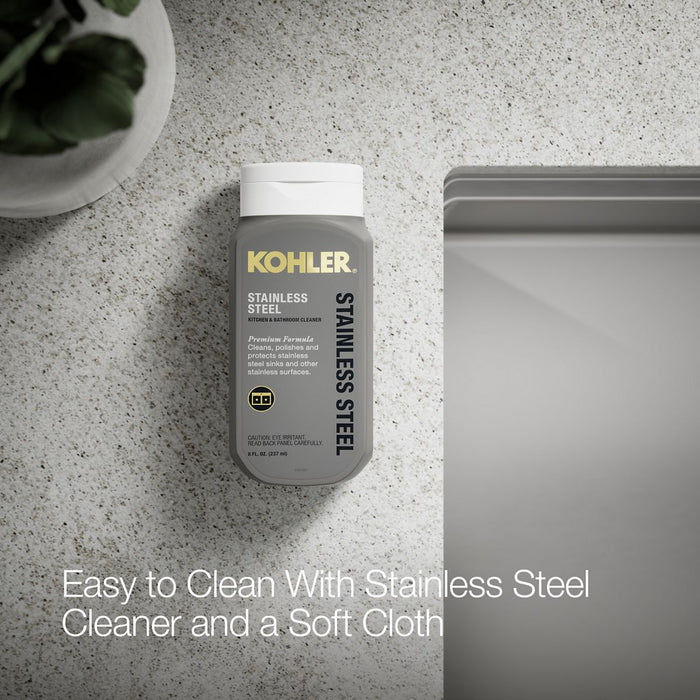 Kohler Strive Smart Divide 35-1/2â€ undermount double-bowl farmhouse workstation kitchen sink