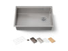 KOHLER K-33660-PC Strive 29" undermount single-bowl workstation kitchen sink