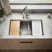 KOHLER K-33664-PC Strive Smart Divide 32" undermount double-bowl workstation kitchen sink