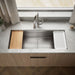 KOHLER K-33665-PC Strive 44" undermount single-bowl workstation kitchen sink
