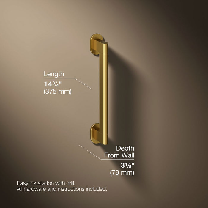 3/4 view of product with dimensions