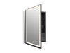Kohler Collage 24" x 32" lighted framed medicine cabinet, left-hinged