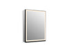 Kohler Collage 24" x 32" lighted framed medicine cabinet, right-hinged