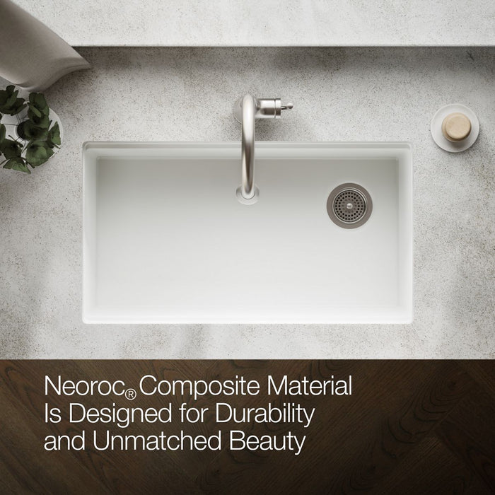 KOHLER K-33710 Billings 32-1/2" undermount single-bowl kitchen sink
