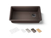 Kohler Billings 32-1/2" undermount single-bowl workstation kitchen sink