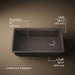 Kohler Billings 32-1/2" undermount single-bowl workstation kitchen sink