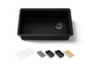 Kohler Billings 29" undermount single-bowl workstation kitchen sink