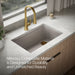 Kohler Billings 29" undermount single-bowl workstation kitchen sink