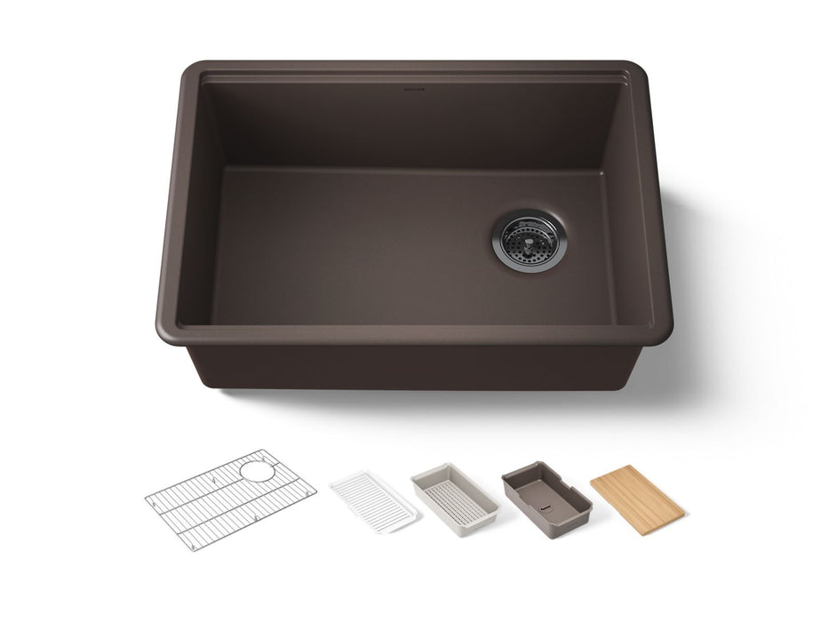 Kohler Billings 27" undermount single-bowl workstation kitchen sink