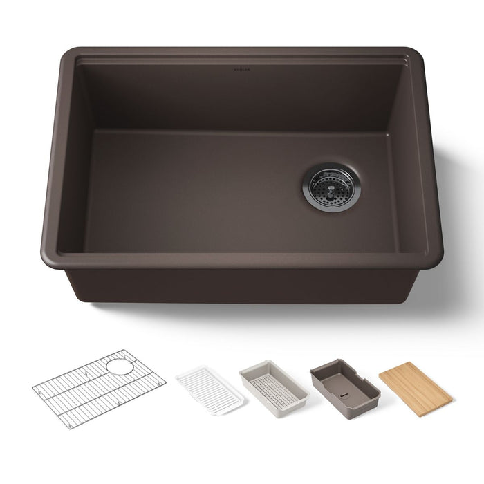 Kohler Billings 27" undermount single-bowl workstation kitchen sink