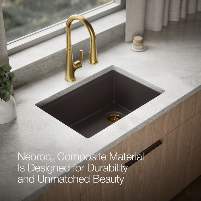 Kohler Billings 27" undermount single-bowl workstation kitchen sink