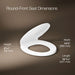 3/4 view of product with dimensions