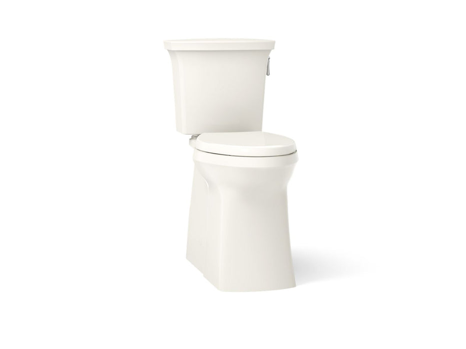 KOHLER K-33813-RA Corbelle Tall two-piece elongated toilet with skirted trapway, 1.28 gpf