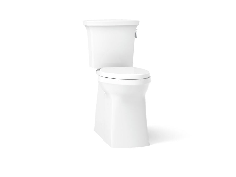 KOHLER K-33813-RA Corbelle Tall two-piece elongated toilet with skirted trapway, 1.28 gpf