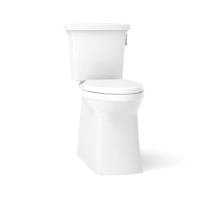 KOHLER K-33813-RA Corbelle Tall two-piece elongated toilet with skirted trapway, 1.28 gpf