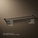 3/4 view of product with dimensions