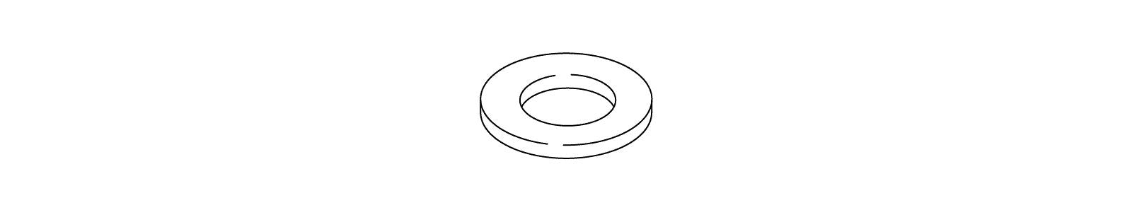 KOHLER K-33977 Washer, .322 X .692