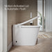 KOHLER K-34281-0 Leap+ K-34281 Leap One-piece Elongated Smart Toilet with Front Bidet Wand Technology, Dual-flush