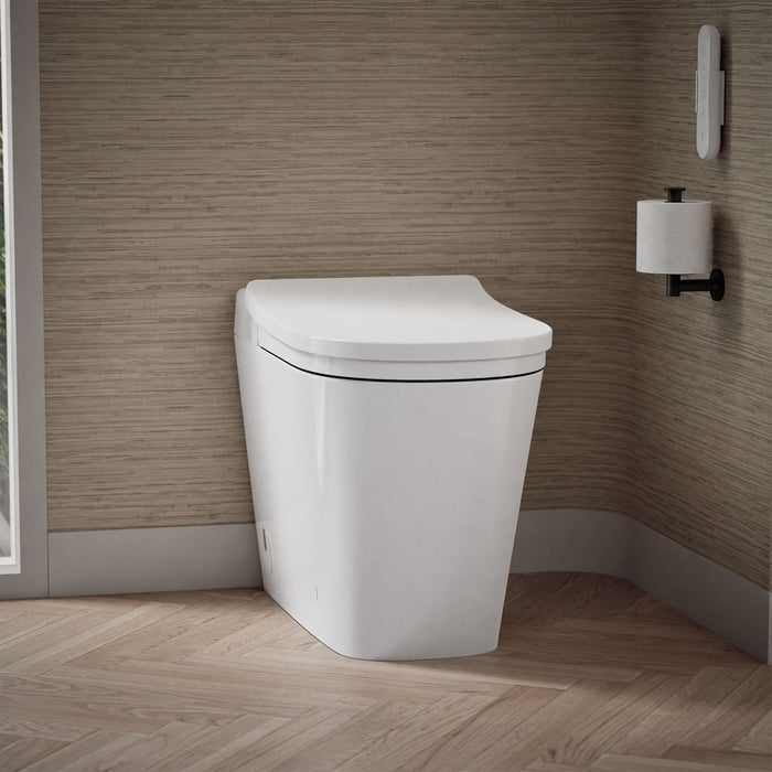 KOHLER K-34281-0 Leap+ K-34281 Leap One-piece Elongated Smart Toilet with Front Bidet Wand Technology, Dual-flush