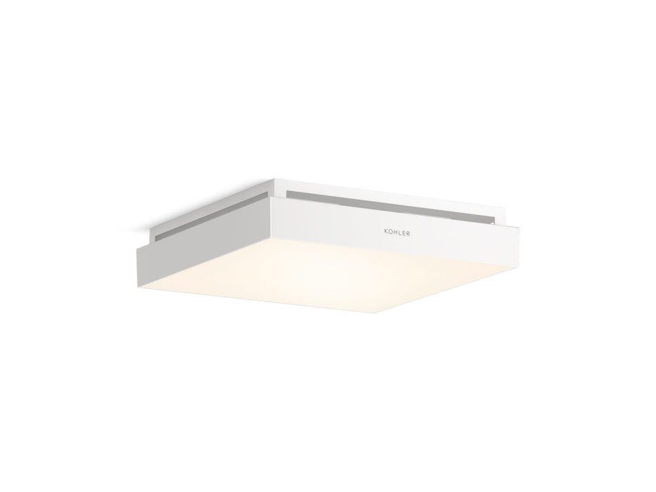 Kohler Atmo 13-7/8" x 13-7/8" bathroom exhaust fan with light