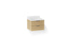 Kohler Maxstow 24" wall-hung bathroom vanity cabinet with sink and quartz top