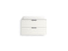 Kohler Maxstow 30" wall-hung bathroom vanity cabinet with sink and quartz top