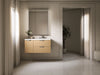 Kohler Maxstow 36" wall-hung bathroom vanity cabinet with sink and quartz top