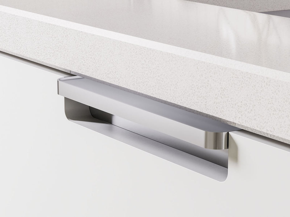Kohler Maxstow 36" wall-hung bathroom vanity cabinet with sink and quartz top