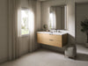 Kohler Maxstow 48" wall-hung bathroom vanity cabinet with sink and quartz top