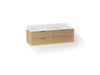 Kohler Maxstow 60" wall-hung bathroom vanity cabinet with sink and quartz top