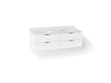KOHLER K-34657 Maxstow 60" wall-hung bathroom vanity cabinet with sink and quartz top
