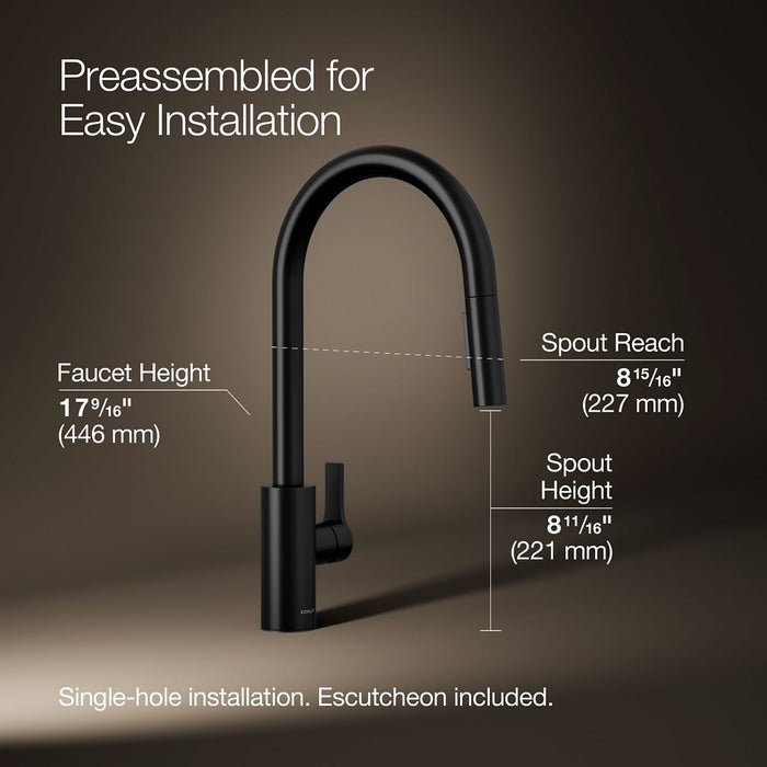 3/4 view of product with dimensions