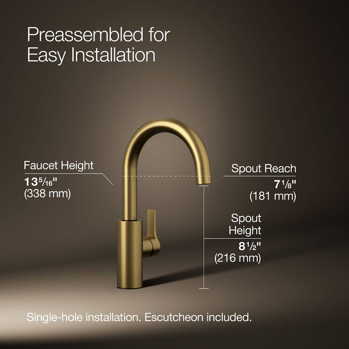 3/4 view of product with dimensions