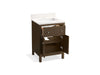 Kohler Malin by Studio McGee 24" bathroom vanity cabinet with sink and quartz top