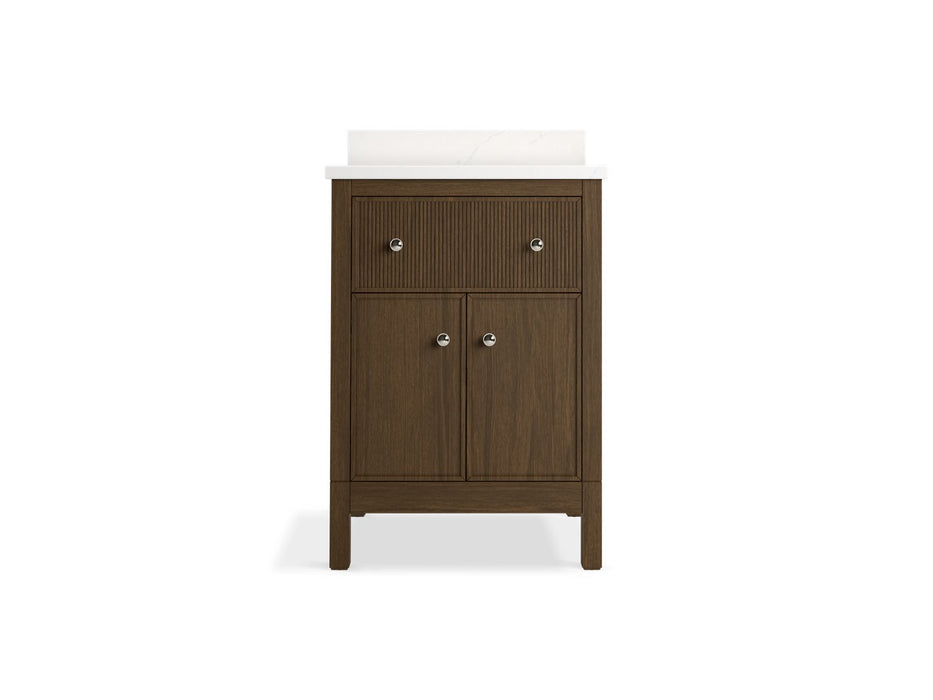 Kohler Malin by Studio McGee 24" bathroom vanity cabinet with sink and quartz top