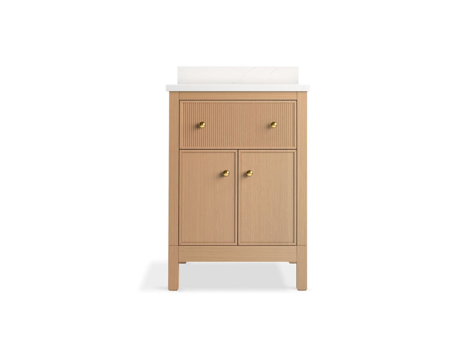 Kohler Malin by Studio McGee 24" bathroom vanity cabinet with sink and quartz top