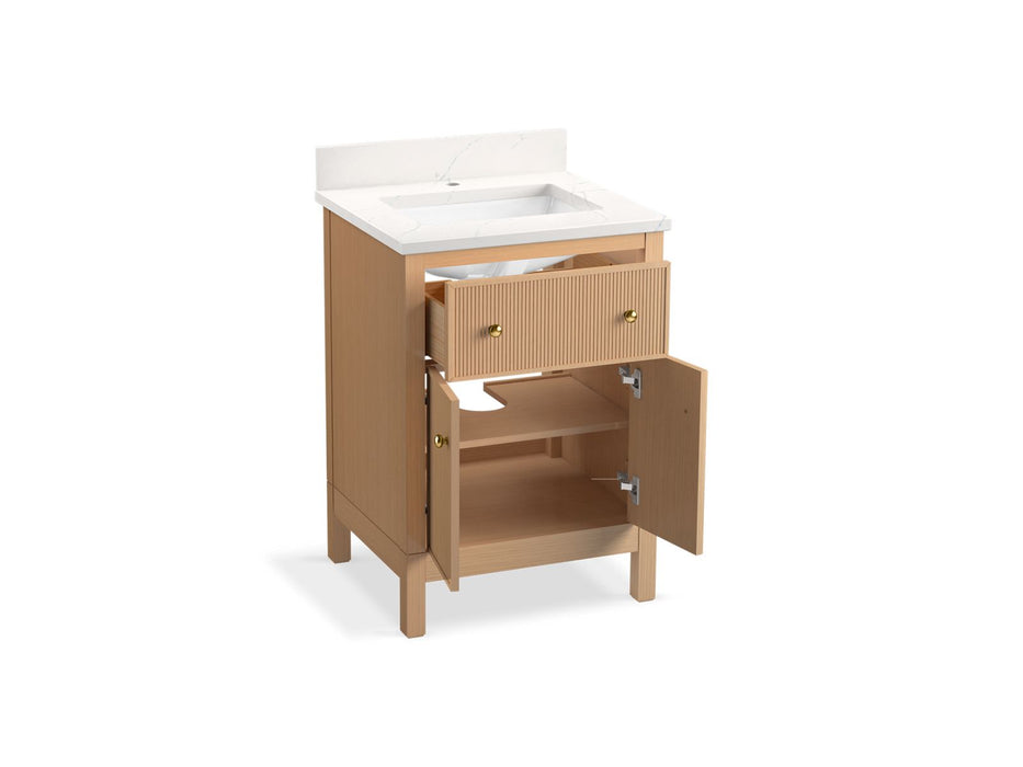 Kohler Malin by Studio McGee 24" bathroom vanity cabinet with sink and quartz top