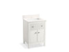 Kohler Malin by Studio McGee 24" bathroom vanity cabinet with sink and quartz top