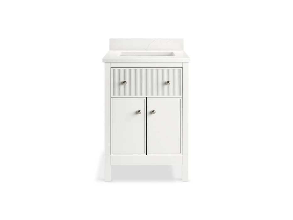 Kohler Malin by Studio McGee 24" bathroom vanity cabinet with sink and quartz top