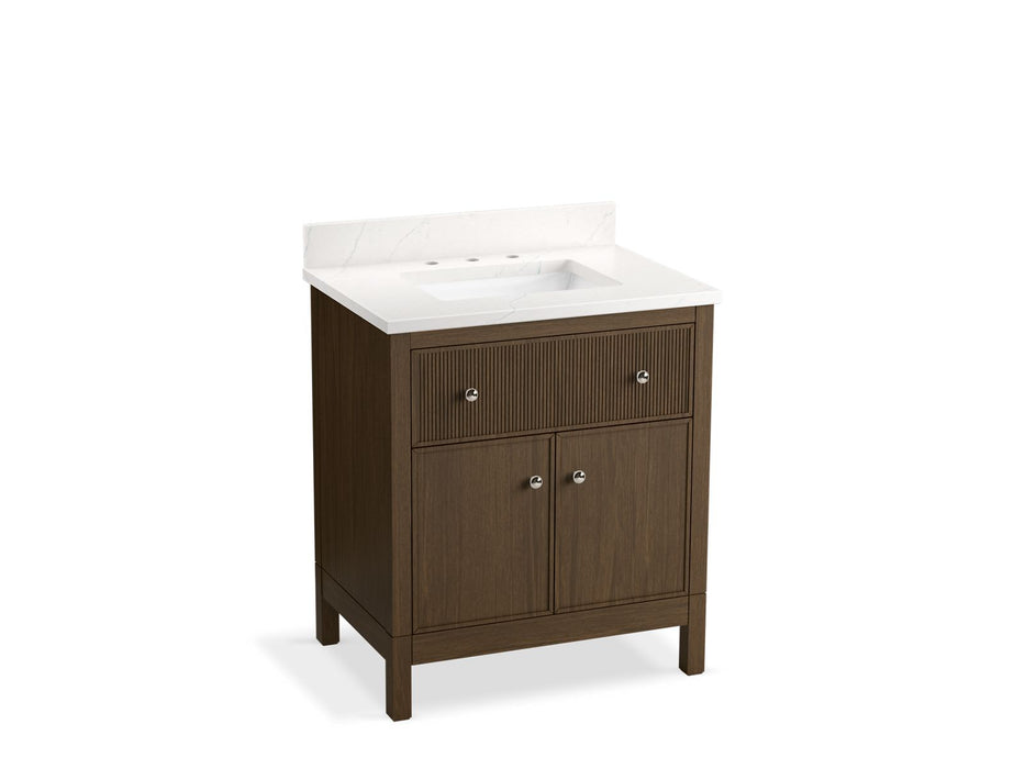 Kohler Malin by Studio McGee 30" bathroom vanity cabinet with sink and quartz top