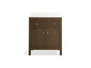 Kohler Malin by Studio McGee 30" bathroom vanity cabinet with sink and quartz top