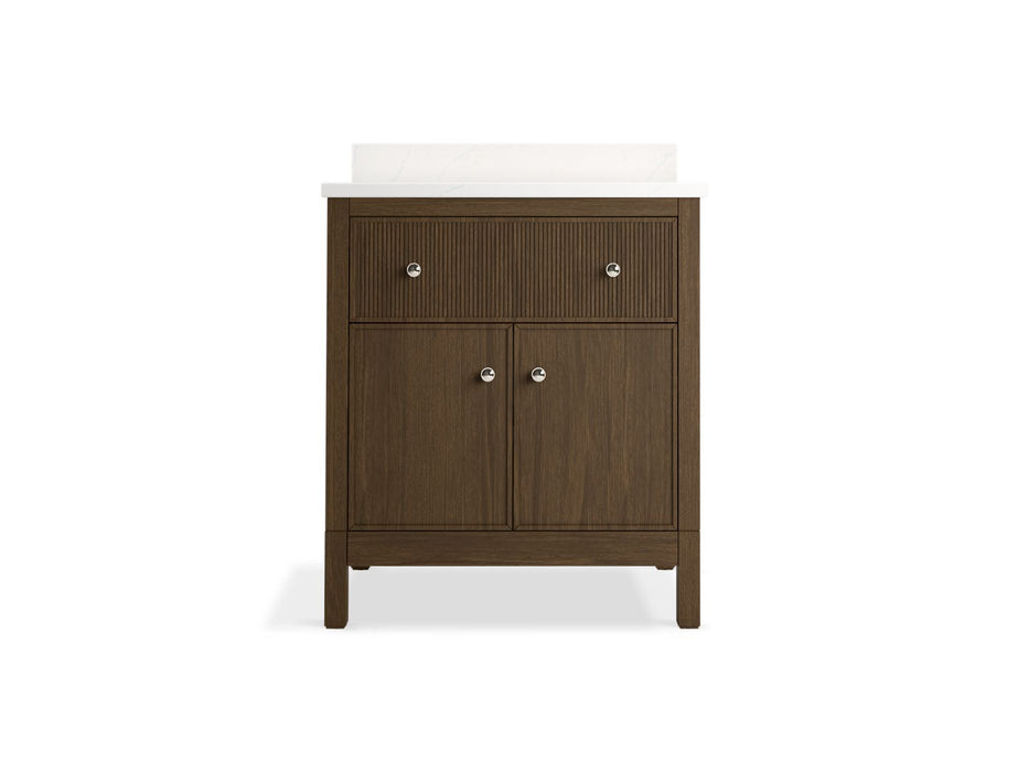 Kohler Malin by Studio McGee 30" bathroom vanity cabinet with sink and quartz top