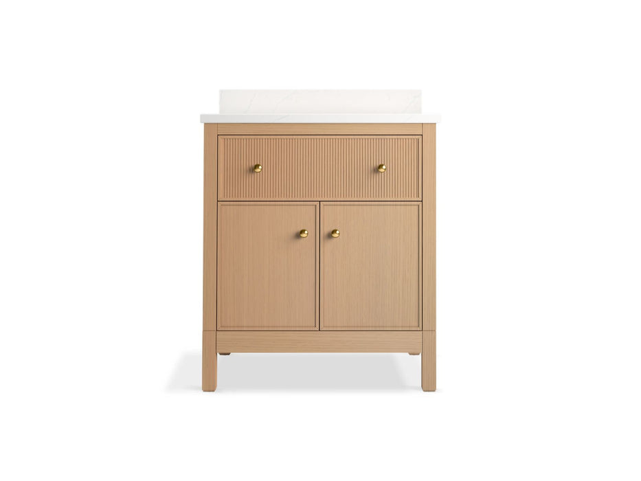 Kohler Malin by Studio McGee 30" bathroom vanity cabinet with sink and quartz top