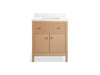 Kohler Malin by Studio McGee 30" bathroom vanity cabinet with sink and quartz top