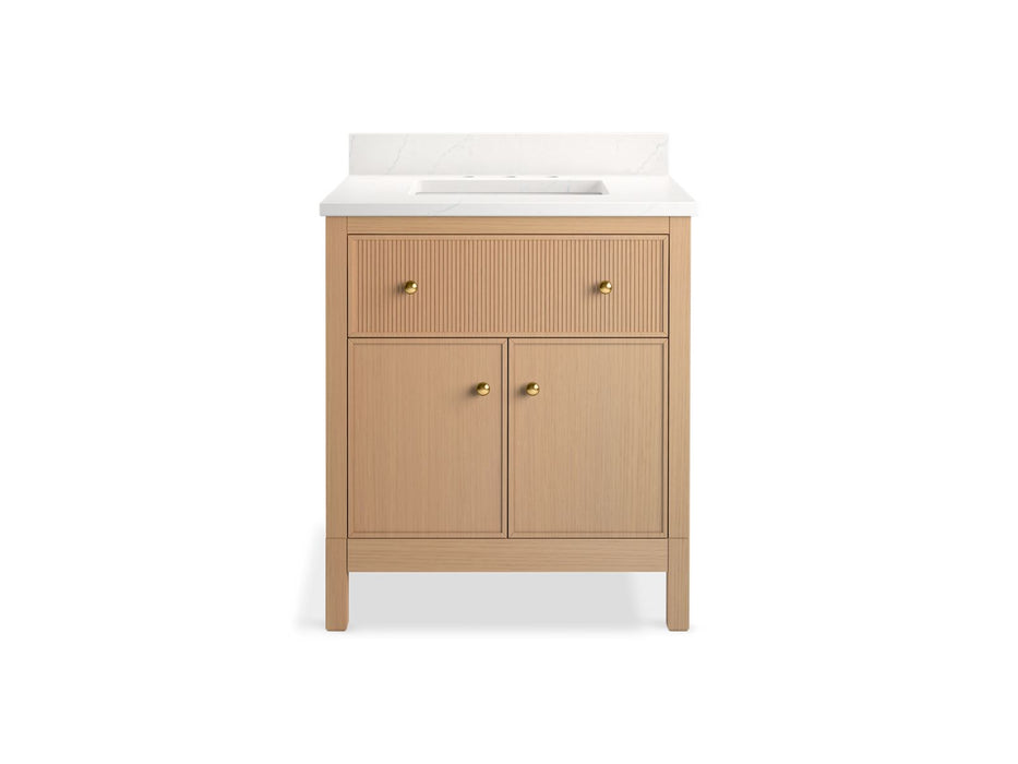 Kohler Malin by Studio McGee 30" bathroom vanity cabinet with sink and quartz top