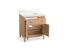 Kohler Malin by Studio McGee 30" bathroom vanity cabinet with sink and quartz top