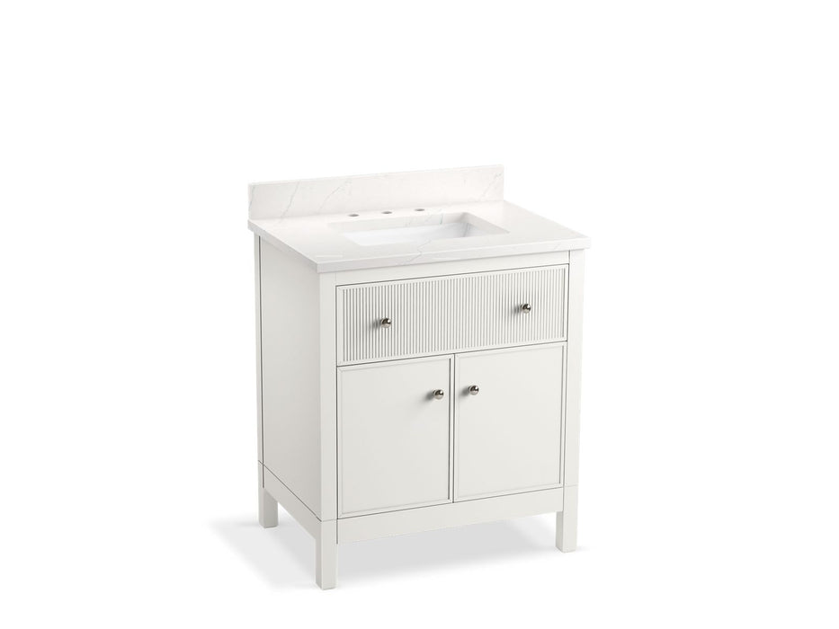 Kohler Malin by Studio McGee 30" bathroom vanity cabinet with sink and quartz top